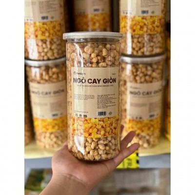 NGÔ MỘC CHÂU SẤY GIÒN CAY NHẸ - VIETBORN - HỘP NẮP THIẾC 300GR