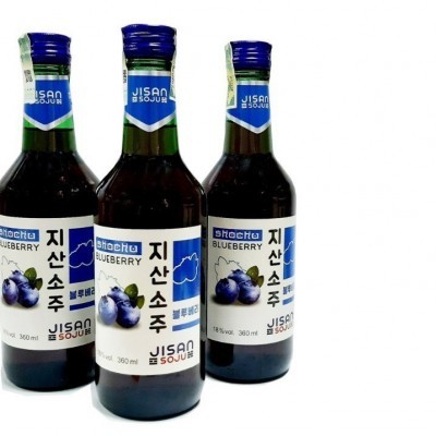 Rượu Jisan Soju (Vị Việt Quất) - 18% vol, 360ml