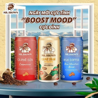 Cafe Sữa Blue Moutain Blend Mr.Brown 240ml KT