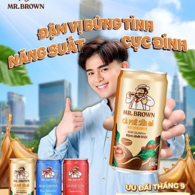 Cafe Sữa Đá Mr.Brown 240ml KT