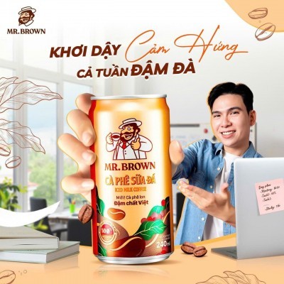 Cafe Sữa Đá Mr.Brown 240ml KT