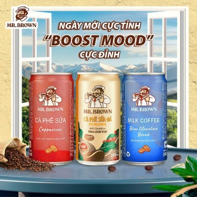 Cafe Sữa Cappuccino Mr. Brown  240ml