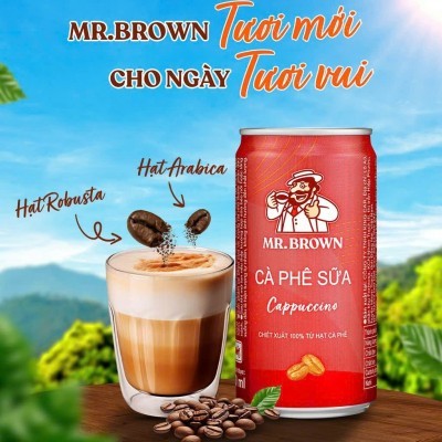 Cafe Sữa Cappuccino Mr. Brown  240ml