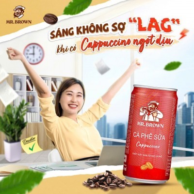 Cafe Sữa Cappuccino Mr. Brown  240ml