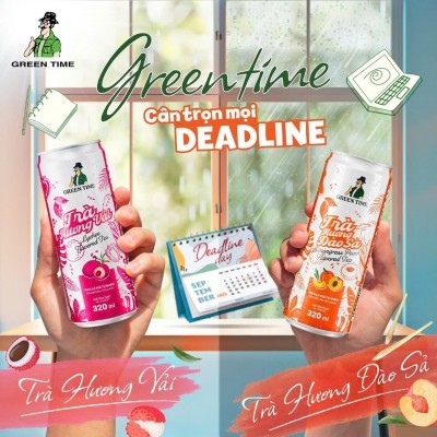 Trà Hương Vải Green Time 320 ml