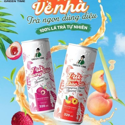 Trà Hương Vải Green Time 320 ml