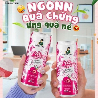 Trà Hương Vải Green Time 320 ml