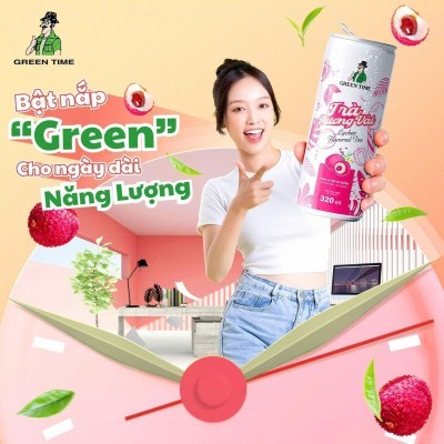 Trà Hương Vải Green Time 320 ml