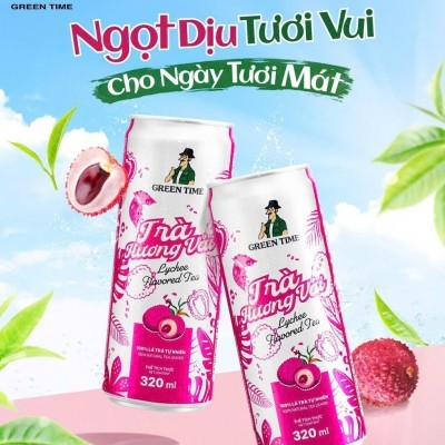 Trà Hương Vải Green Time 320 ml