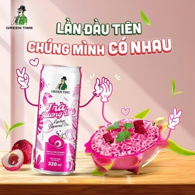 Trà Hương Vải Green Time 320 ml