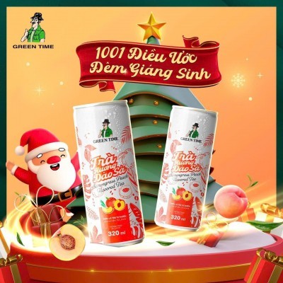 Trà Hương Đào Sả Green Time 320 ml KT