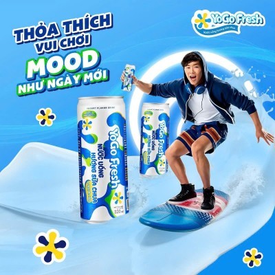 Nước uống hương sữa chua YOGO fresh 320ml