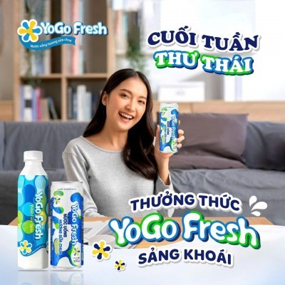 Nước uống hương sữa chua YOGO fresh 320ml