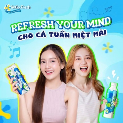 Nước uống hương sữa chua YOGO fresh 320ml