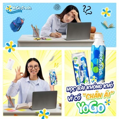 Nước uống hương sữa chua YOGO fresh 320ml