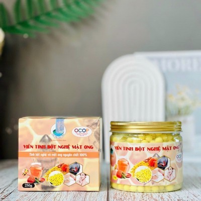 Viên Tinh Bột Nghệ Mật Ong Nguyên chất 250g