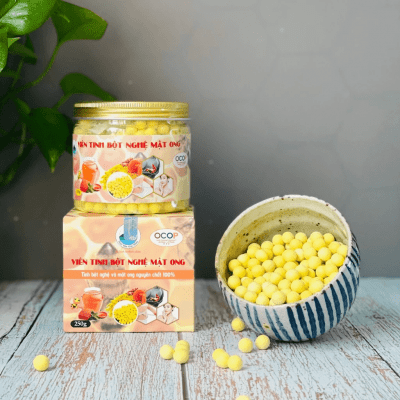 Viên Tinh Bột Nghệ Mật Ong Nguyên chất 250g