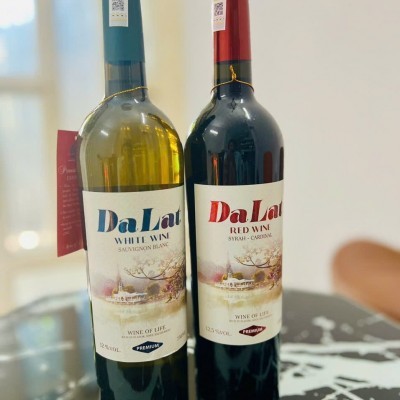 Rượu Vang Đà Lạt Premium  (Red Wine) - 12% vol, 750ml - Thùng 24 chai