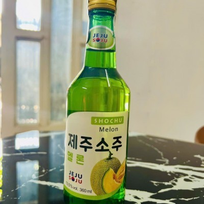 Rượu Jisan Soju (Vị Dưa Lưới) - 18% vol, 360ml