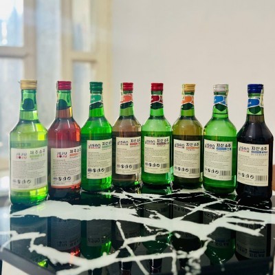 Rượu Jisan Soju (Vị Dưa Lưới) - 18% vol, 360ml