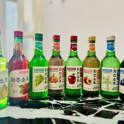 Rượu Jisan Soju (Vị Dưa Lưới) - 18% vol, 360ml