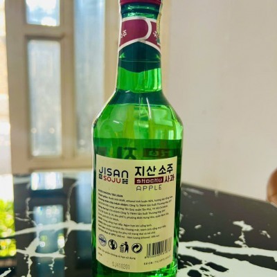 Rượu Jisan Soju (Vị Táo đỏ) - 18% vol (360ml)