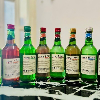 Rượu Jisan Soju  (Vị Bưởi) - 18% vol, 360ml