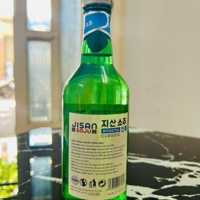 Rượu Jisan Soju (Vị Truyền Thống) -18% vol, 360ml