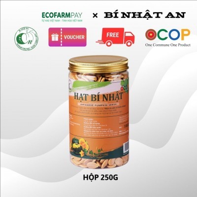 Hạt bí Nhật OCOP Đà Lạt - [LON NHỰA 250g]