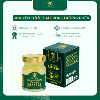 Yến chưng Saffron Đông Quân Thịnh 70ml