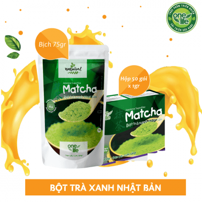 BỘT TRÀ XANH NHẬT BẢN (MATCHA) ONELIFE Bịch 75gr