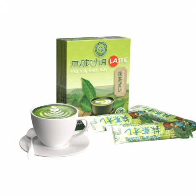 BỘT TRÀ XANH KEM SỮA (MATCHA LATTE) ONELIFE Hộp 6 gói * 18gr/ gói