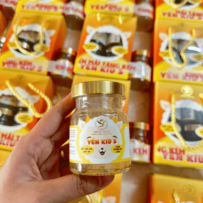 Yến chưng Kid's 20% yến - Đông Quân Thịnh 70ml - set 4 hũ