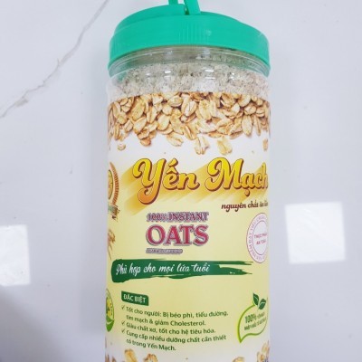 Yến mạch nguyên chất ăn liền ( Hũ 800 gram )