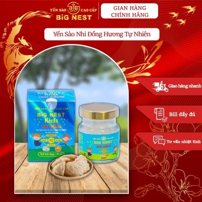 Hộp 1 hũ Tổ yến chưng sẵn BIG NEST KIDS NHI ĐỒNG 15% ĐƯỜNG PHÈN