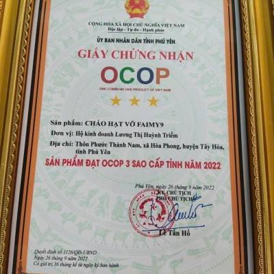  Cháo hạt vỡ FaiMy9 (Hộp/500g) 