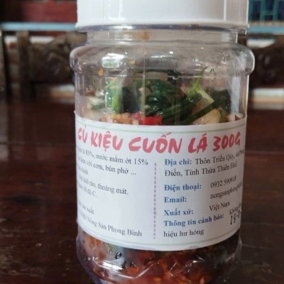 Củ kiệu cuốn lá 300g