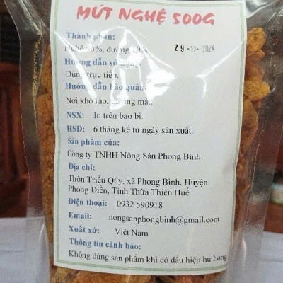 Mứt nghệ 500g