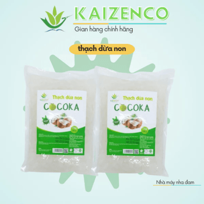 Thạch Dừa Non Cocoka Túi 1KG Thơm Ngon - KAIZENCO