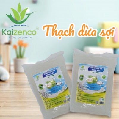 Thạch Dừa Sợi Rồng Việt Túi 1KG Thơm Ngon - KAIZENCO 