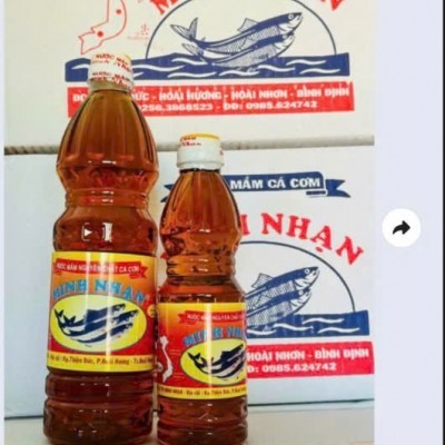 Nước mắm cá cơm Minh Nhạn 25 độ đạm chai 460ml