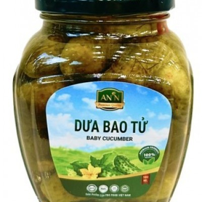 Dưa bao 4-7cm lọ 500ml AN’N - 500G