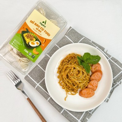 Mì Rau Củ Tươi Bí Đỏ - Hapimi 180gr