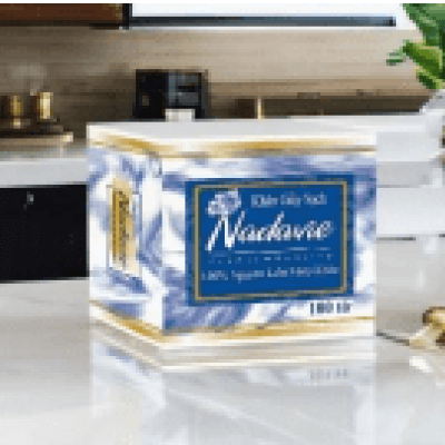 Khăn giấy Napkin Nadavie 80 tờ Tím (100% nguyên liệu nhập kkhẩu) Thùng 48 gói