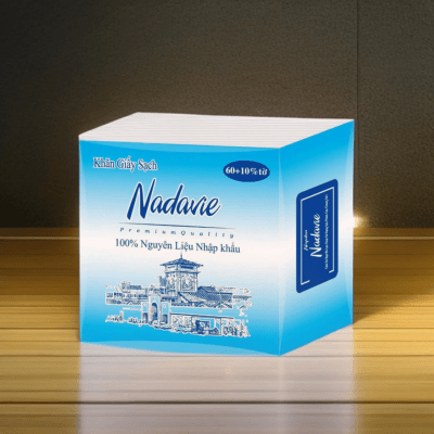 Khăn giấy Napkin Nadavie 60 tờ (100% nguyên liệu nhập khẩu) Thùng 60 gói