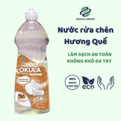 Nước Rửa Chén OKULA Hương Quế 750gr