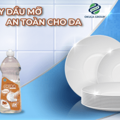 Nước Rửa Chén OKULA Hương Quế 400gr