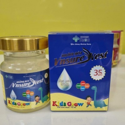 Yến Hũ VnSureNest Kids Grow 35% (76ml/ Hủ) 48 Hũ/Thùng.