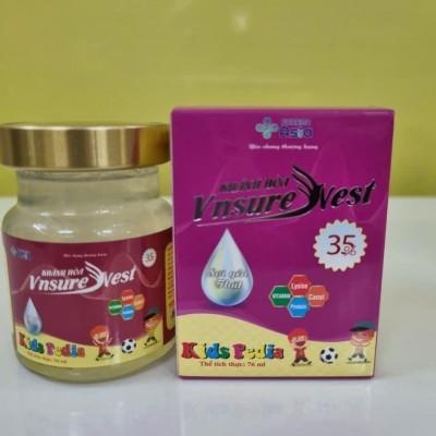 Yến Hũ VnSureNest Kids Pedia 35% (76ml/ Hủ) 48 Hũ/Thùng. 