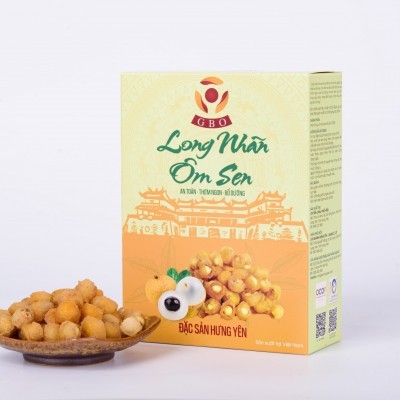 LONG NHÃN ÔM SEN đặt sản Hưng Yên OCOP 500g